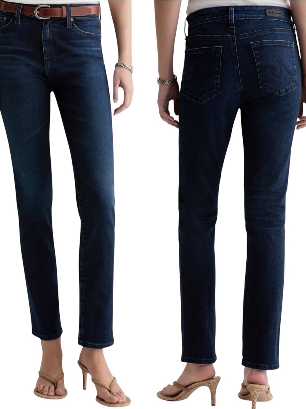 AG Mari Jean High-Rise Slim Straight Jean! Retail $235